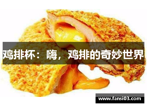 鸡排杯：嗨，鸡排的奇妙世界